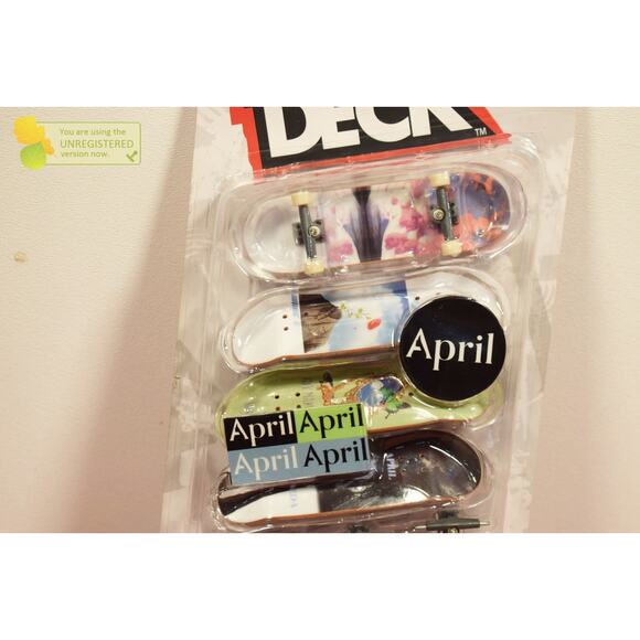 Tech Deck Ultra DLX April Skateboards Mini Fingerboards 4 Pack - Picture 2 of 7